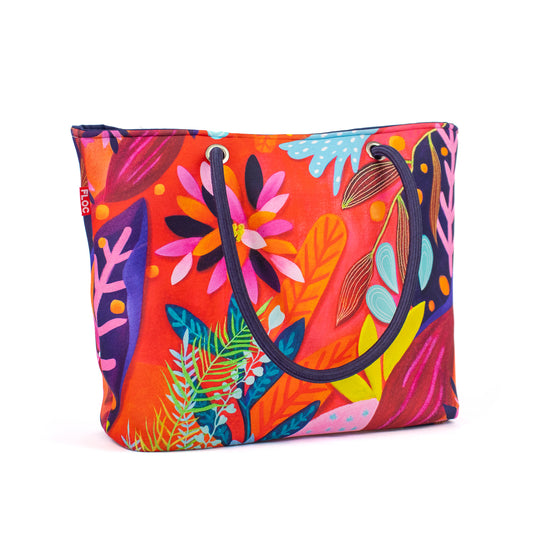 Tote Bag Botanica Vermelha